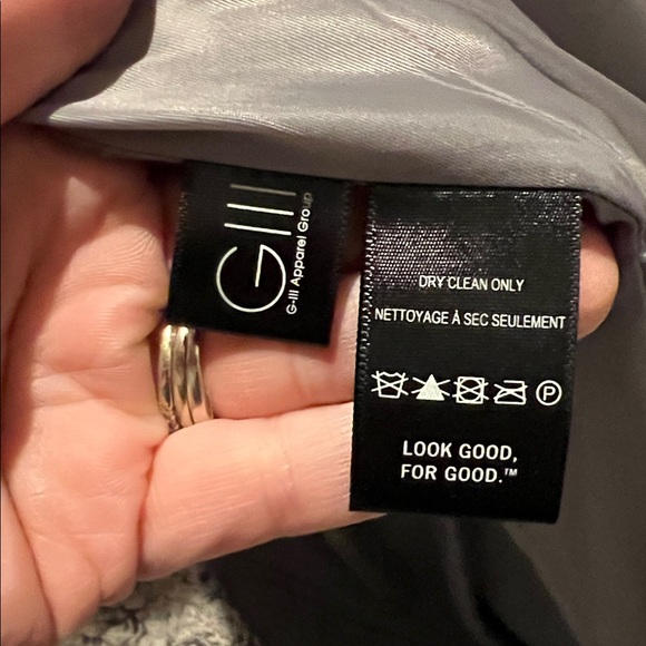 Kenneth Cole Women's Gray Textured Coat - Picture 6 of 7